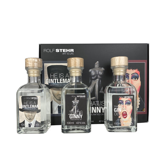 The GINder Collection Limited Edition 3x100ml <br> RS Art is life - The art of Gin